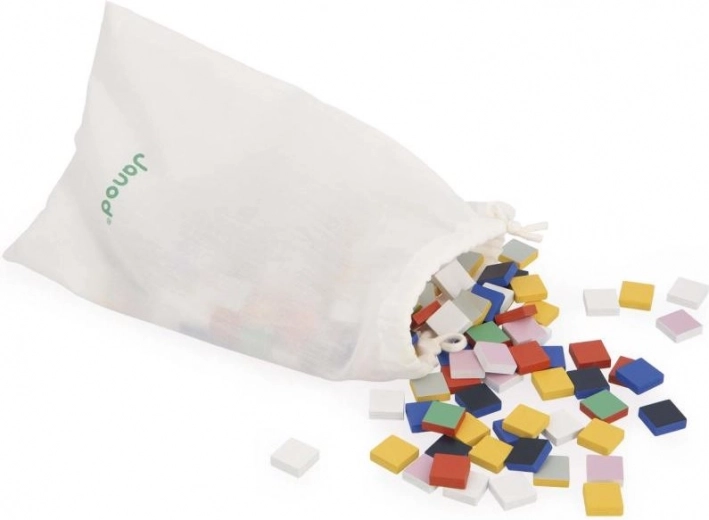 200 gekleurde tegeltjes voor pixelafbeeldingen