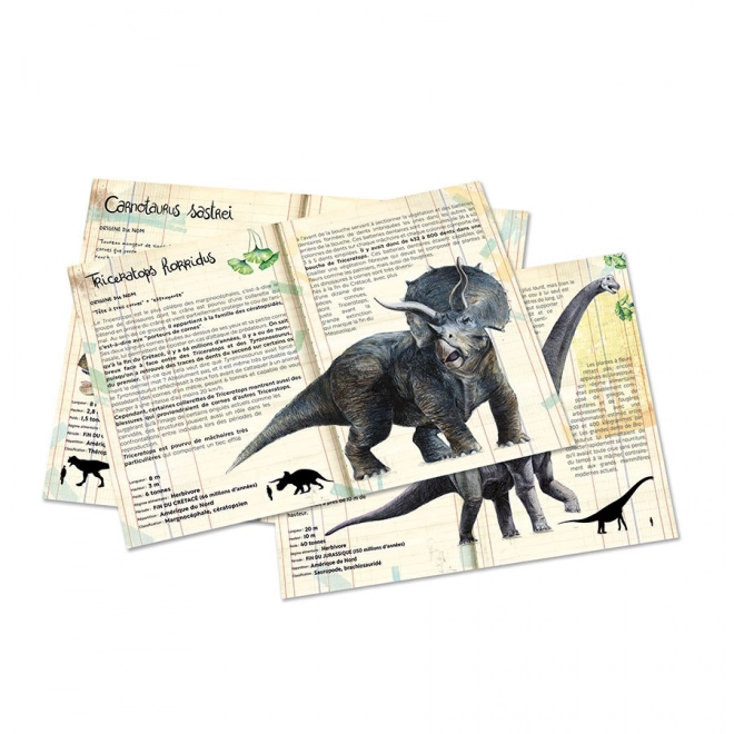 Vilac Set aus drei Dinosaurier-Puzzles