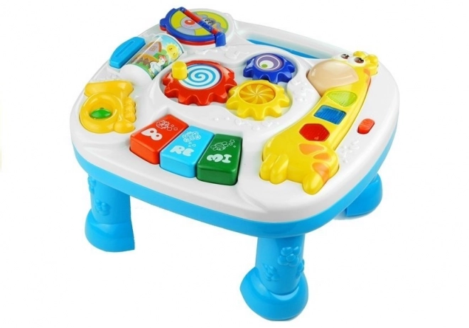 Multifunctionele educatieve tafel met giraf 2v1