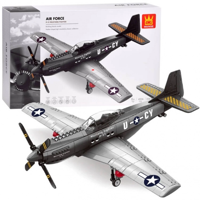 Mustang Airplane Construction Set by Jokomisiada