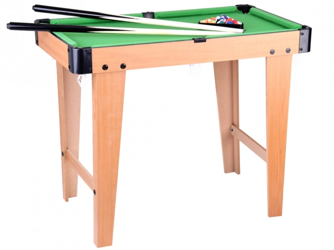 Complete set biljarttafel en accessoires gezelschapsspel voor kinderen GR0687