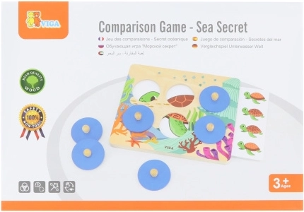 VIGA comparison game find the differences – sea animals