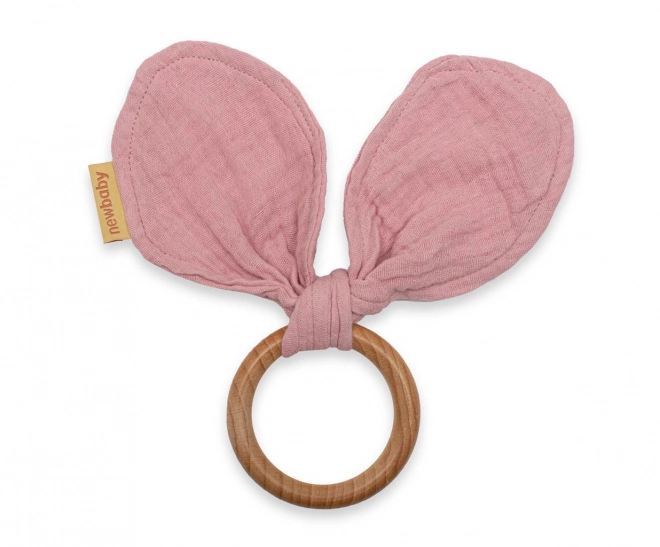 Beißring New Baby Rosa Ohren