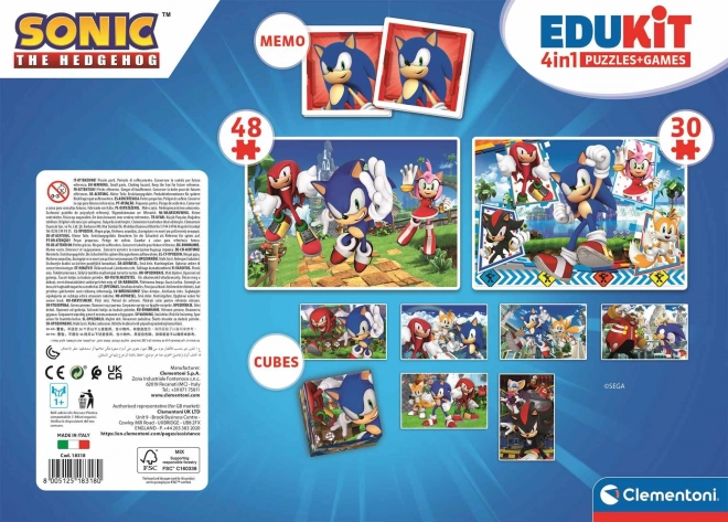 Edukit SONIC Game Set by Clementoni