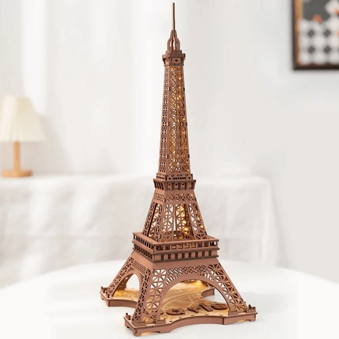 RoboTime 3D Houten puzzel Rolife Nacht van de verlichte Eiffeltoren