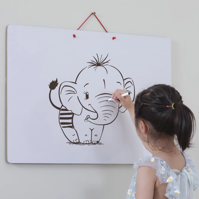 Viga 2v1 educatief bord met magnetische wereldkaart Montessori