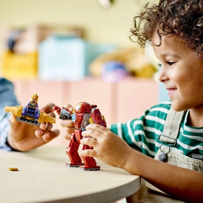 Lego Marvel Iron Man Hulkbuster tegen Thanos