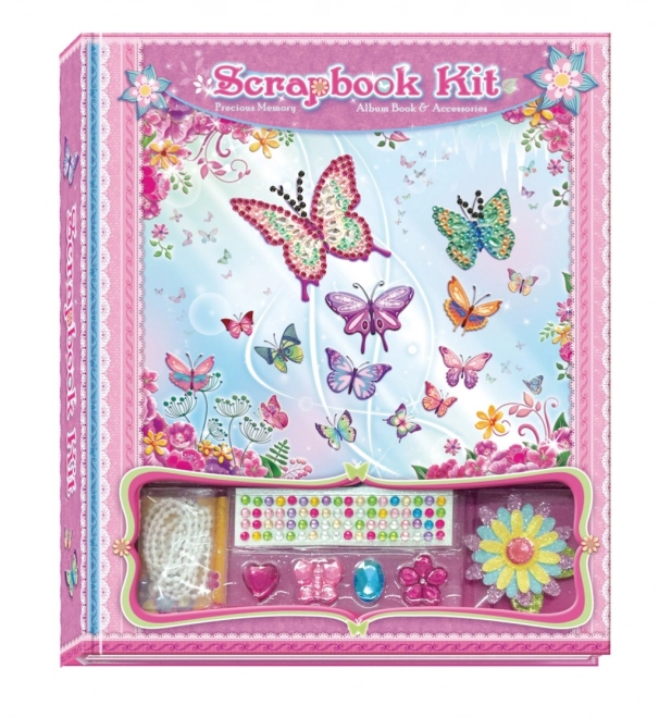 Diary with Butterfly Decorations