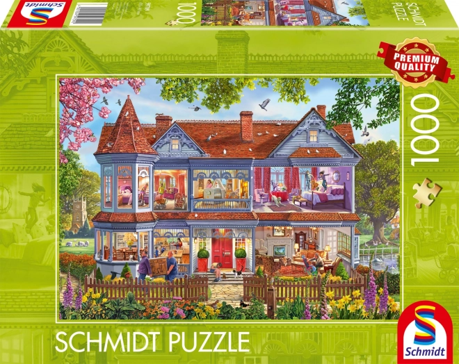 Puzzle Maison au printemps 1000 pièces
