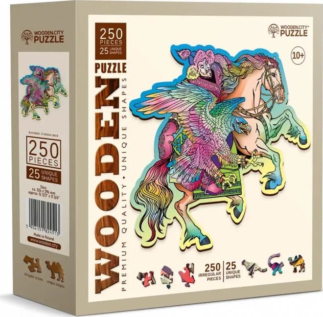 Houten puzzel Paard en Adelaar 250 stukken