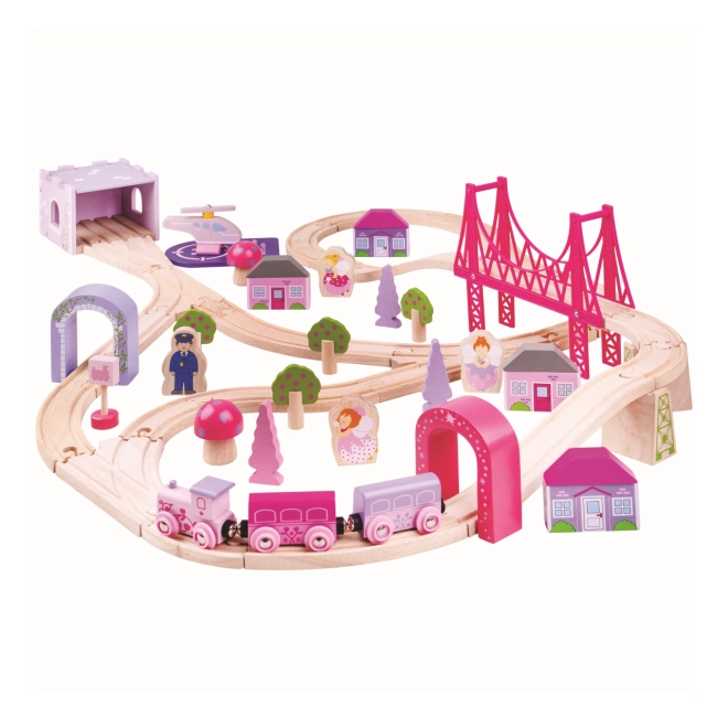 Uniek design in roze en paarse tinten