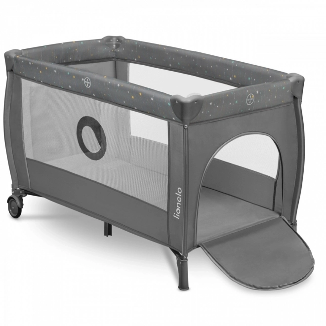 Reisbedje Lionelo Stefi Plus grijs multicolor