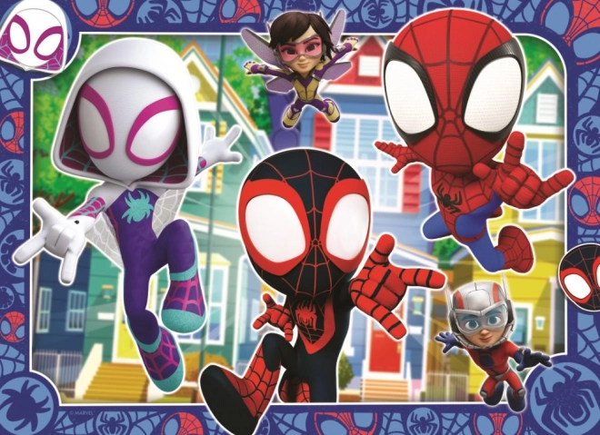 Ravensburger puzzel Spidey en zijn geweldige vrienden 4x42 stukjes