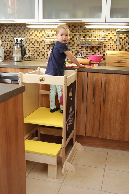 Multifunctionele houten leertoren