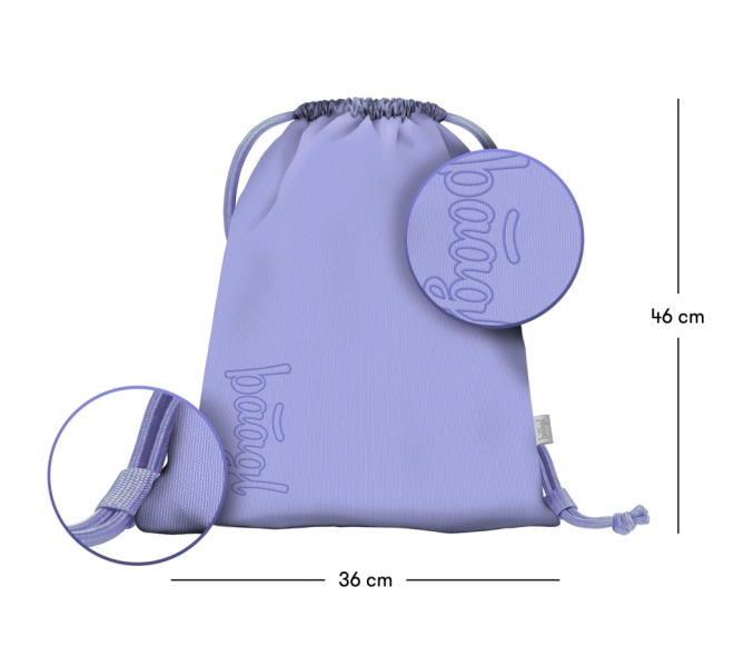 BAAGL 3 DELIGE SET Skate Lilac: rugzak, etui, zak