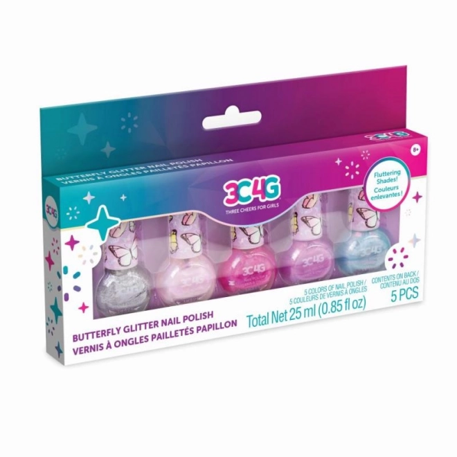 Set nagellakjes Butterfly