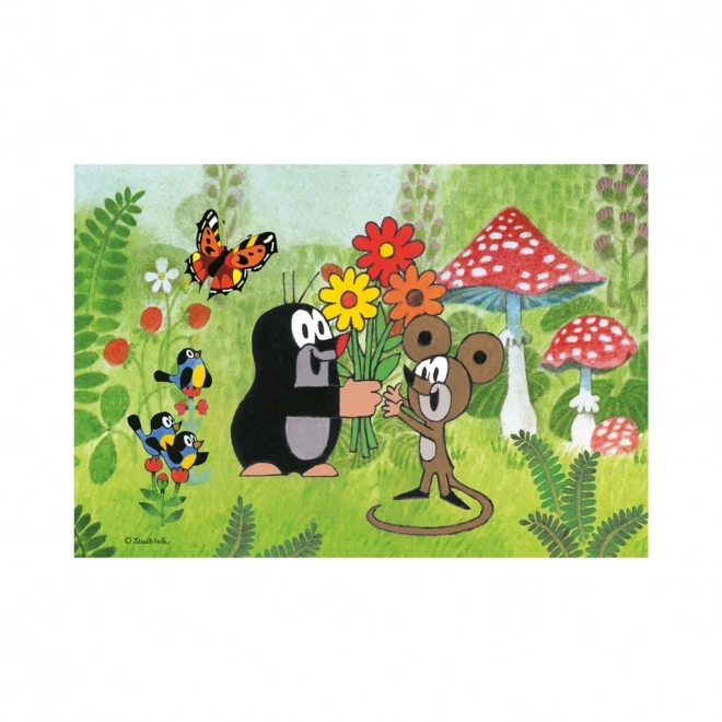 Dino Puzzle La Petite Taupe Fête