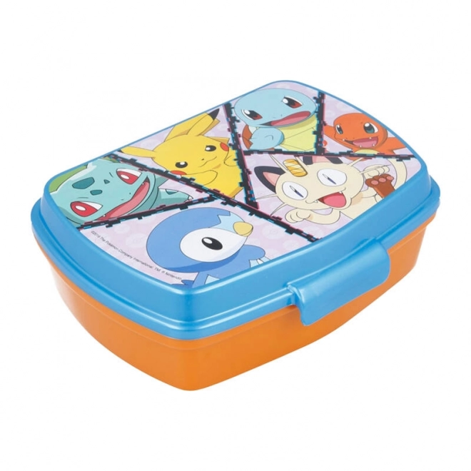 Lunchbox Pokémon oranje-blauw