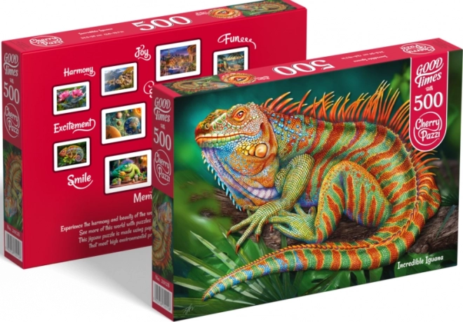 Cherry Pazzi Puzzle Incredible Iguana 500 Pieces