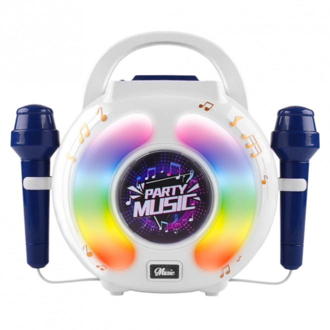 Karaoke-Set mit zwei Mikrofonen und Bluetooth-Lautsprecher