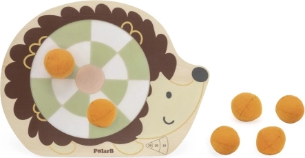 Doel in de vorm van een egel met ballen voor kinderen - VIGA PolarB