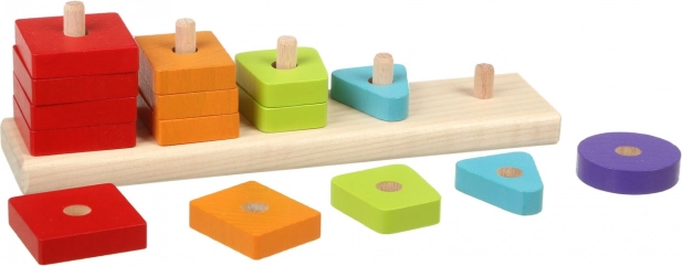 Teaches shape and color recognition