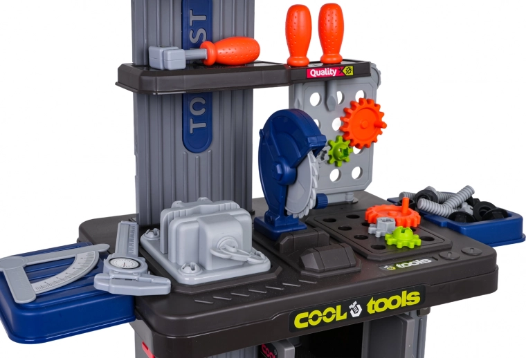 Realistic workshop with tools