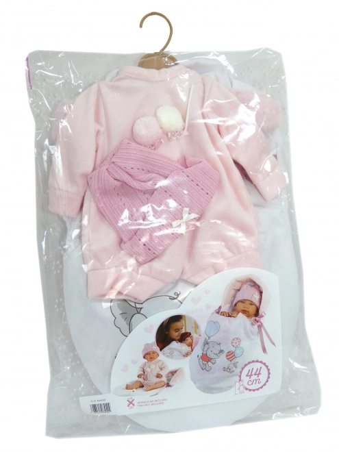 Llorens M844-52 kleding voor babypop NEW BORN maat 43-44 cm