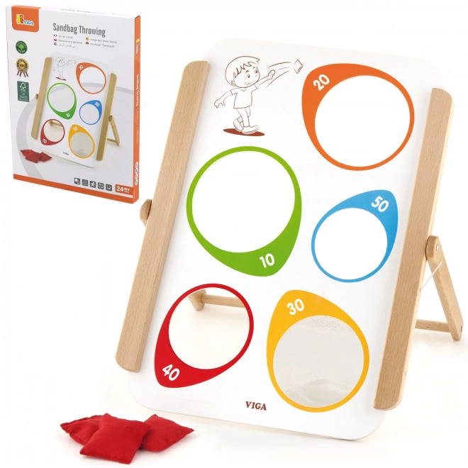 Viga Wooden Target Toss Game with FSC Certification