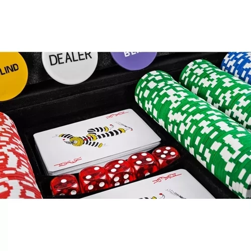 Poker - ensemble de 500 jetons dans une mallette HQ
