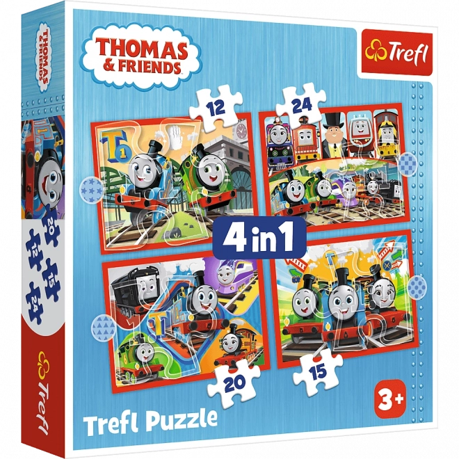 Puzzle 4in1 Brave Thomas, Thomas and Friends