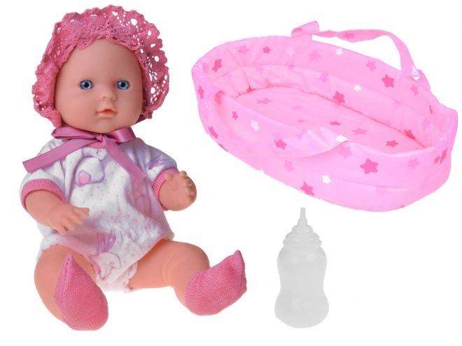 Baby Doll in Carrier with Bottle