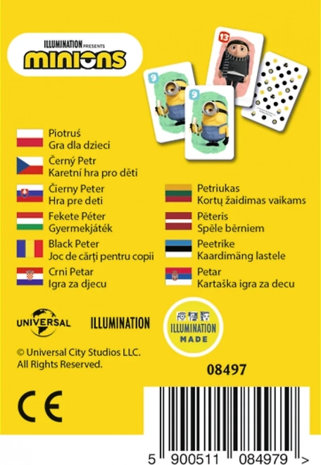 Kinderkaartspel Zwarte Piet Minions