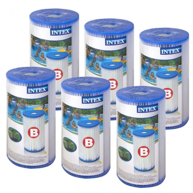 Intex Typ B Filterset 6 Stk.