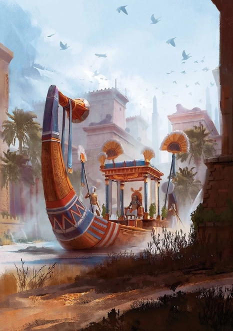 Puzzle Le bateau du pharaon 1000 pièces