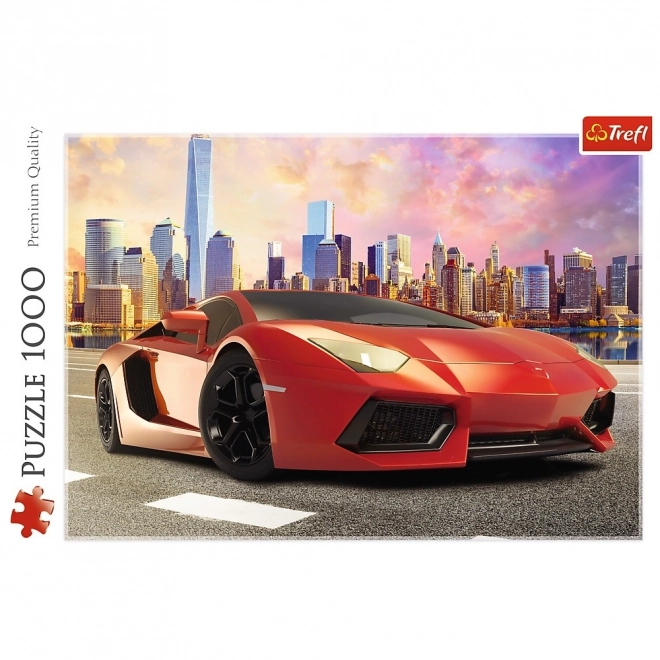 Puzzle 1000 pieces - Sunset Ride Trefl