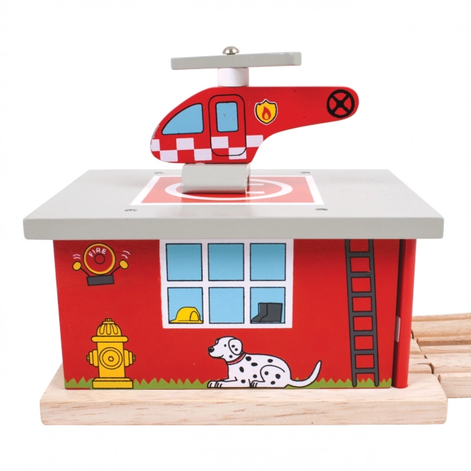 Bigjigs Rail Brandweerkazerne