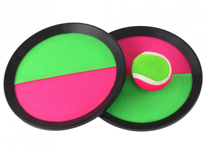 Spel handbal Schijven met klittenband Vangbal