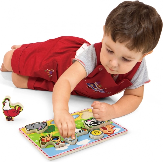 Studo Wood Farm Animal Insert Puzzle