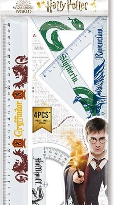 Complete 4-piece set for school and drafting