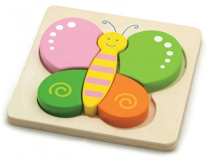 Houten puzzel Vlindertje