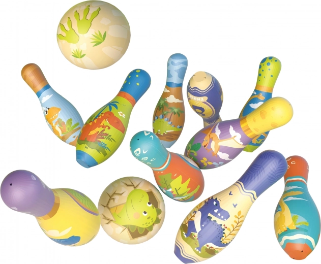 Kleurige dinosaurusmotieven waar kinderen dol op zijn