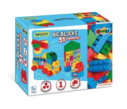 Jeu de Construction Grandes Briques 51 Pièces