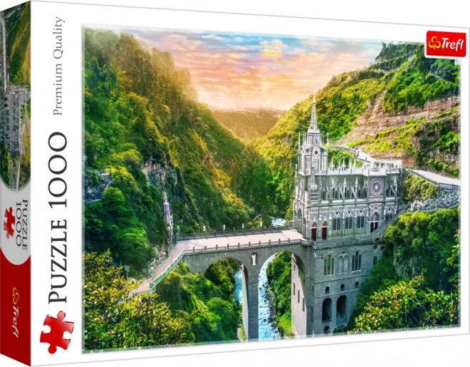 1000-piece Puzzle – Las Lajas Sanctuary, Colombia TREFL