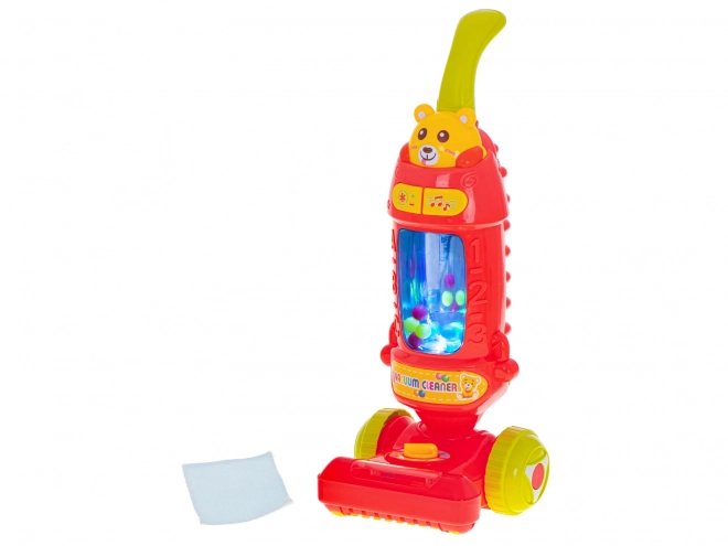Interactieve kinderstofzuiger met geluid Raspberry
