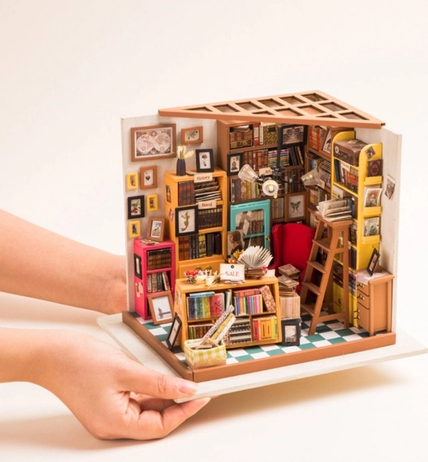 Samova studieruimte - DIY Miniatuur Poppenhuis Bibliotheek