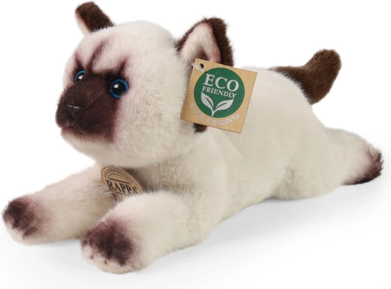 Plush Siamese Cat Eco Friendly 20 cm