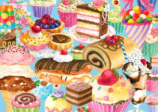 Enjoy puzzel zoete traktatie 1000 stukjes