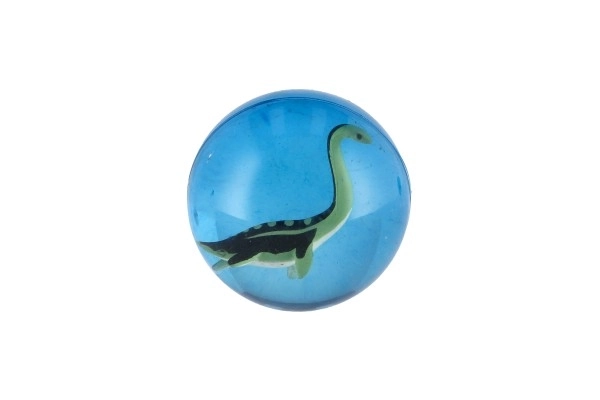 Stuiterbal met dinosaurus 4cm mix soorten 32st in pot