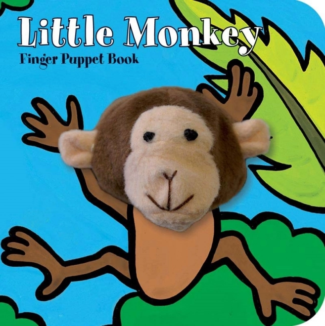 Livre marionnette Petite singe – livre cartonné interactif à doigt